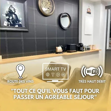 Apartament ✧ La ✧ De Charme Route Des Vins *